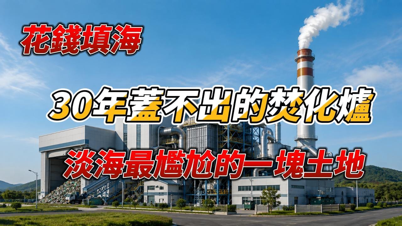 花大錢填海蓋的地,結果焚化爐一直沒蓋:淡海最尷尬的一塊土地-照片 1